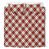 Red Traditional Tartan 3 Pcs Soft Bedding - Free p&p Worldwide