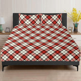 Red Traditional Tartan 3 Pcs Soft Bedding - Free p&p Worldwide
