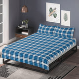 Strathclyde Blue Traditional Tartan 3 Pcs Soft Bedding - Free p&p Worldwide