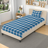 Strathclyde Blue Traditional Tartan 3 Pcs Soft Bedding - Free p&p Worldwide