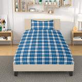 Strathclyde Blue Traditional Tartan 3 Pcs Soft Bedding - Free p&p Worldwide