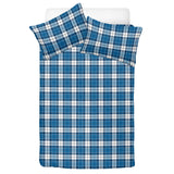 Strathclyde Blue Traditional Tartan 3 Pcs Soft Bedding - Free p&p Worldwide