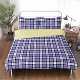 Strathclyde Purple Traditional Tartan 3 Pcs Soft Bedding - Free p&p Worldwide