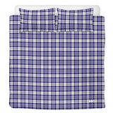 Strathclyde Purple Traditional Tartan 3 Pcs Soft Bedding - Free p&p Worldwide