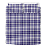 Strathclyde Purple Traditional Tartan 3 Pcs Soft Bedding - Free p&p Worldwide