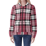 Nisbet Rose Tartan Adult Zip Hoodie - FREE p&p Worldwide