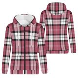 Nisbet Rose Tartan Adult Zip Hoodie - FREE p&p Worldwide