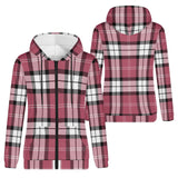 Nisbet Rose Tartan Adult Zip Hoodie - FREE p&p Worldwide