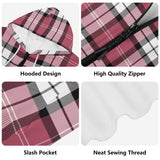 Nisbet Rose Tartan Adult Zip Hoodie - FREE p&p Worldwide