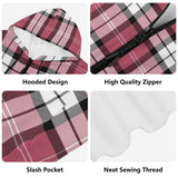 Nisbet Rose Tartan Adult Zip Hoodie - FREE p&p Worldwide