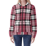 Nisbet Rose Tartan Adult Zip Hoodie - FREE p&p Worldwide