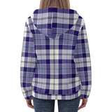 Strathclyde Purple Tartan Adult Zip Hoodie - FREE p&p Worldwide