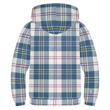 MacPherson Blue/Grey Youth Tartan Lightweight Zip Hoodie - Free p&p Worldwide
