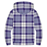 Strathclyde Purple Youth Tartan Lightweight Zip Hoodie - Free p&p Worldwide