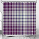 Clan Cunningham Dress Purple Tartan Shower Curtain - Free p&p