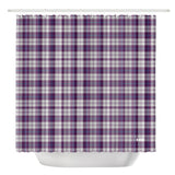 Clan Cunningham Dress Purple Tartan Shower Curtain - Free p&p