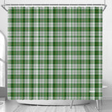 Clan Cunningham Dress Green Tartan Shower Curtain - Free p&p