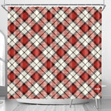 Red Tartan Shower Curtain - Free p&p