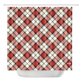Red Tartan Shower Curtain - Free p&p
