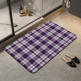 Clan Cunningham Dress Purple Tartan Bath Mat - Free p&p