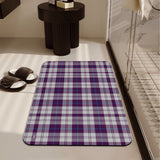 Clan Cunningham Dress Purple Tartan Bath Mat - Free p&p