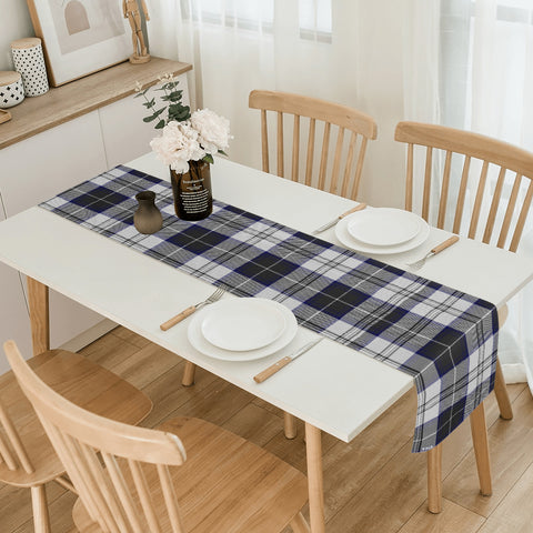 Clan Menzies Black Tartan Table Runner - Free p&p Worldwide