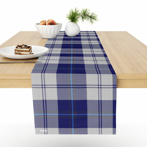 Clan Cunningham Dress Blue Tartan Table Runner - Free p&p Worldwide