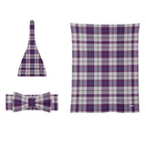 Clan Cunningham Dress Tartan Baby Newborn 3 Pcs for Beanie Baby Hat Hairband Blanket