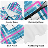 Youth Tartan Lightweight Zip Hoodie - Free p&p Worldwide