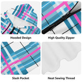 Youth Tartan Lightweight Zip Hoodie - Free p&p Worldwide