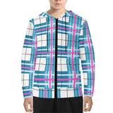 Youth Tartan Lightweight Zip Hoodie - Free p&p Worldwide