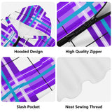 Youth Tartan Lightweight Zip Hoodie - Free p&p Worldwide