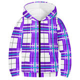 Youth Tartan Lightweight Zip Hoodie - Free p&p Worldwide