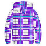 Youth Tartan Lightweight Zip Hoodie - Free p&p Worldwide
