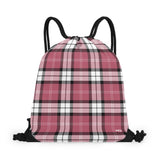 Nisbet Rose Tartan Drawstring Bag