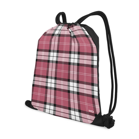 Nisbet Rose Tartan Drawstring Bag