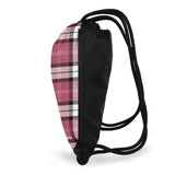 Nisbet Rose Tartan Drawstring Bag