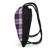 Strathclyde Purple Tartan Drawstring Bag