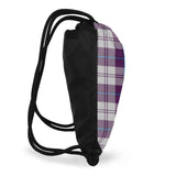 Strathclyde Purple Tartan Drawstring Bag