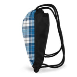 Strathclyde Blue Tartan Drawstring Bag
