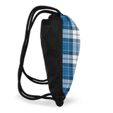 Strathclyde Blue Tartan Drawstring Bag