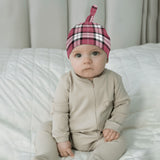 Tartan New Born Beanie Hat - FREE p&p Worldwide