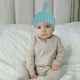 Tartan New Born Beanie Hat - FREE p&p Worldwide