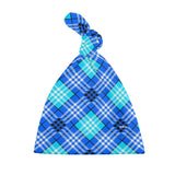 Tartan New Born Beanie Hat - FREE p&p Worldwide