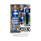 Personalised Acrylic Table Sign/Award Stand - FREE P&P WORLDWIDE