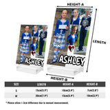 Personalised Acrylic Table Sign/Award Stand - FREE P&P WORLDWIDE