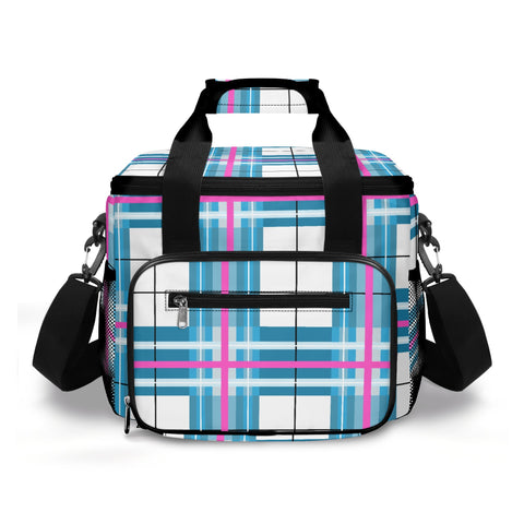 Tartan Insulated Travel Picnic Bag - Free p&p Worldwide