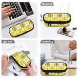 HD Tartan 3-Layer Pencil Case - FREE p&p Worldwide