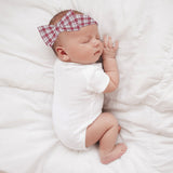 Dress Red Macpherson Tartan Hairbands for New born Baby & Infants - FREE p&p Worldwide