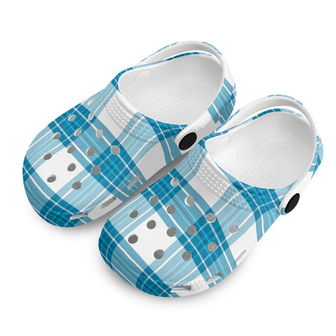 Jura Mist Tartan - Kids Tartan Soft Clog Sandals - FREE p&p Worldwide